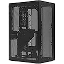 SSUPD Meshroom S V2 Mini-ITX Gaming PC Case (SFF), Full Mesh No Riser Cable, Compatible ATX MB/RX9070/5090/280mm AIO, USB Type-C (Black Variant B)