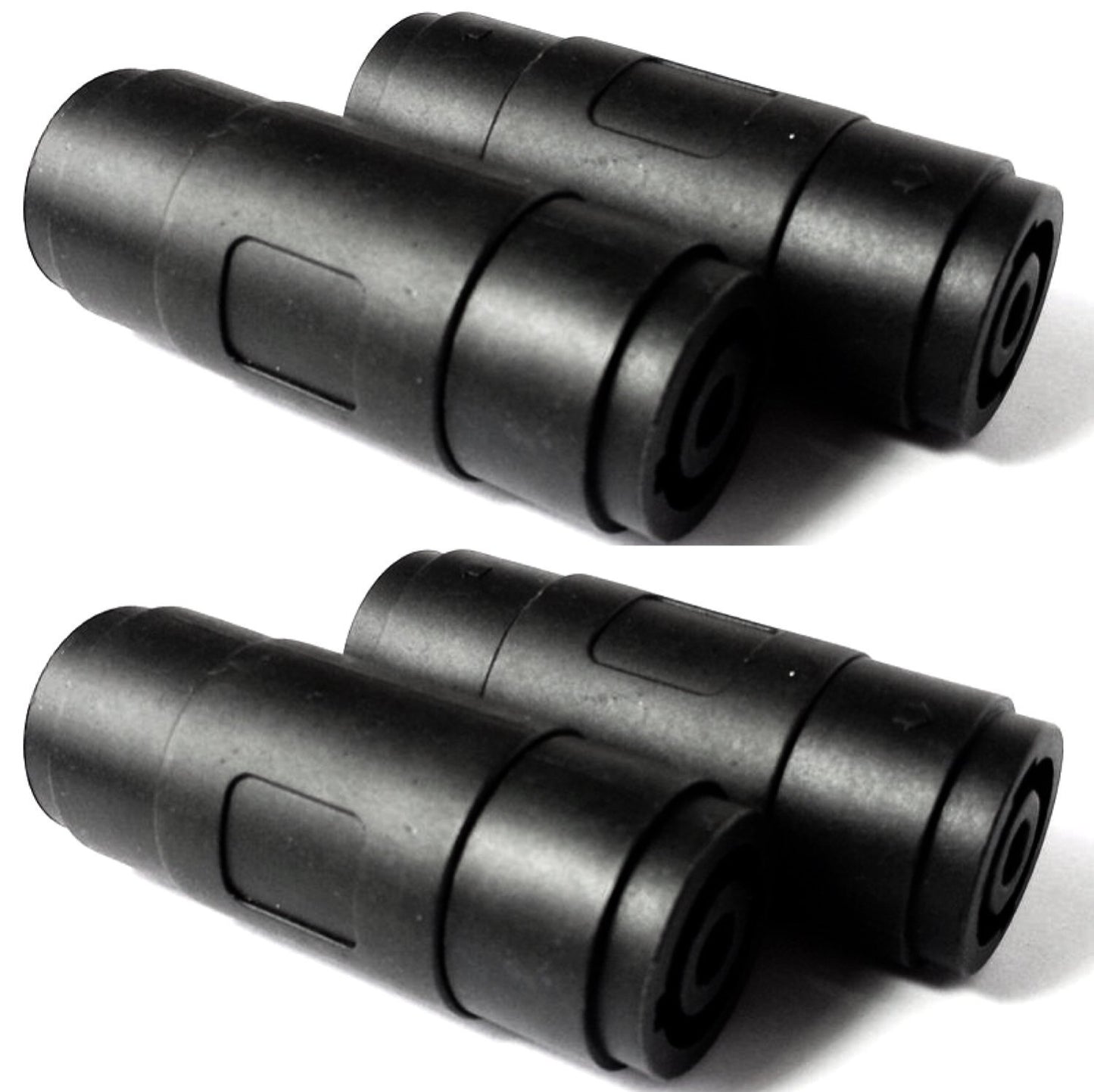 CESS 4Pin Speaker/Amp Speakon Female to Female Plug Jack Straight Coupler Cable Connector (4 Pack)