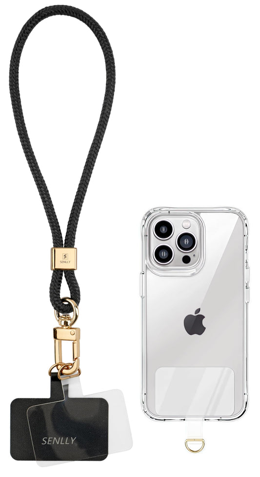 SENLLY Phone Wristlet Lanyard with Ultra Thin Patch, Original Minimalist Design Wrist Strap Compatible All Smartphone