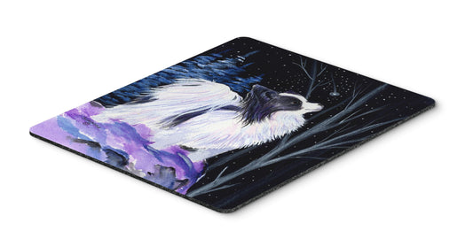Caroline's Treasures SS8383MP "Starry Night Papillon Mouse Pad, Hot Pad or Trivet" for Home Office Gaming Working Computers Laptop Mouse Mat,Washable