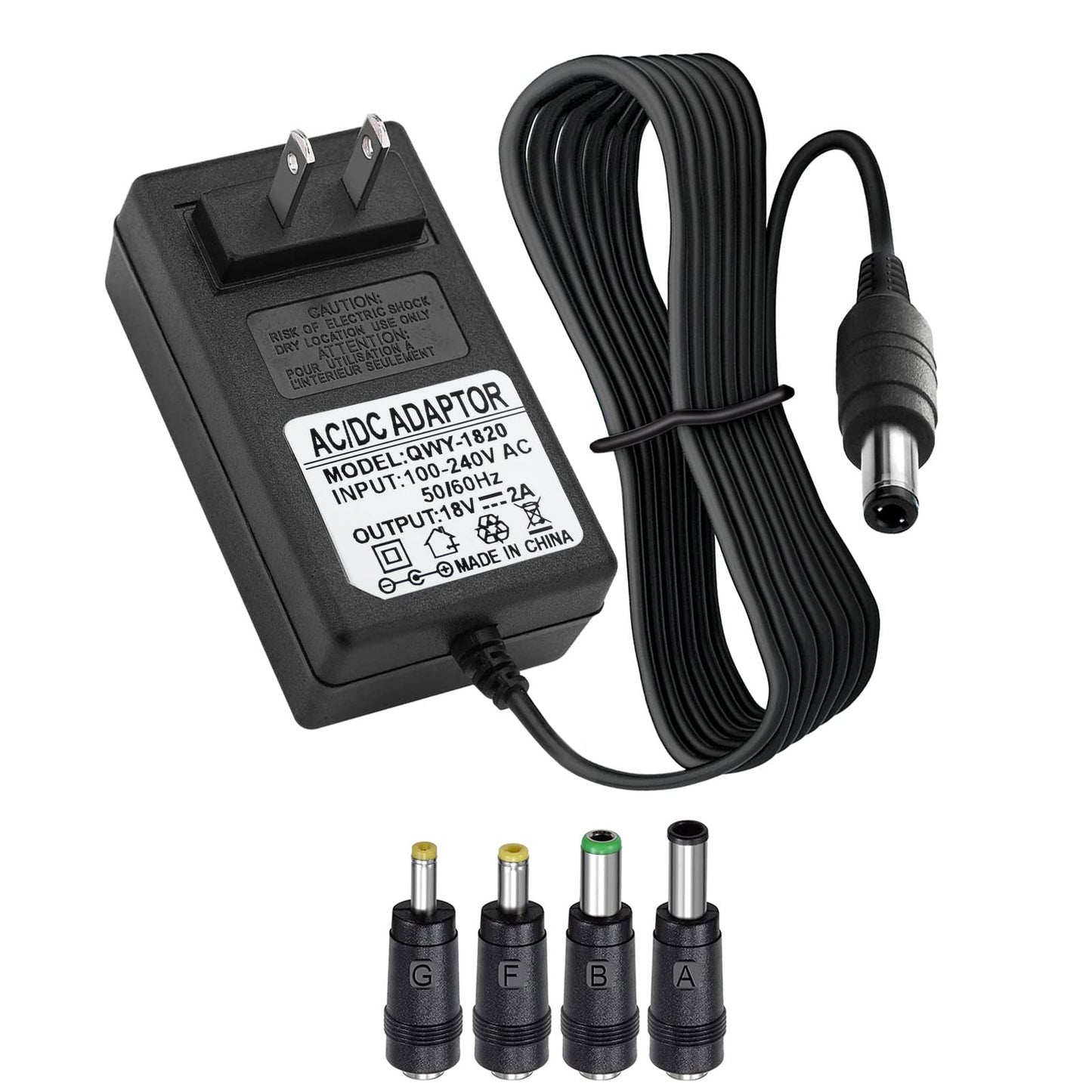 18V DC Adapter Charger Compatible for Altec Lansing Mix 2.0 Rockbox XL IMW999, Altec Lansing IMW889 Bluetooth Speakers, Brookstone Big Blue Studio…