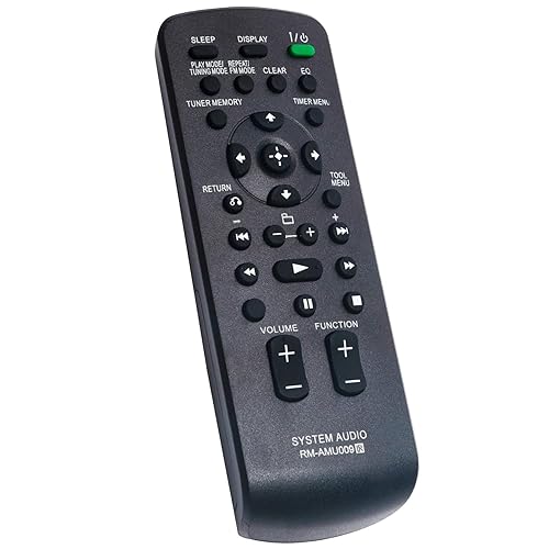 RM-AMU009 Remote fit for Sony Mini Hi-Fi Component System MHC-EC609iP CMT-CX4iP CMT-MX500i MHC-EC709iP MHC-EC909iP MHC-EC79i CMT-LX20i MHC-EC69i