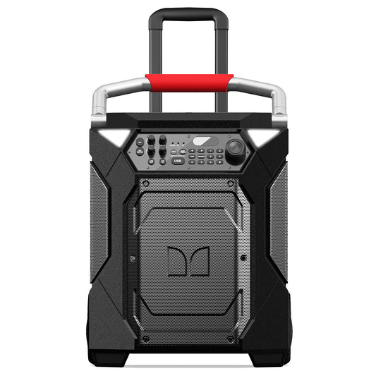 Monster Rockin’ Roller 360 Indoor/Outdoor Portable Bluetooth Speaker | Up to 240W of 360 Degree Sound & Up to 100 Hours of Playtime | Includes