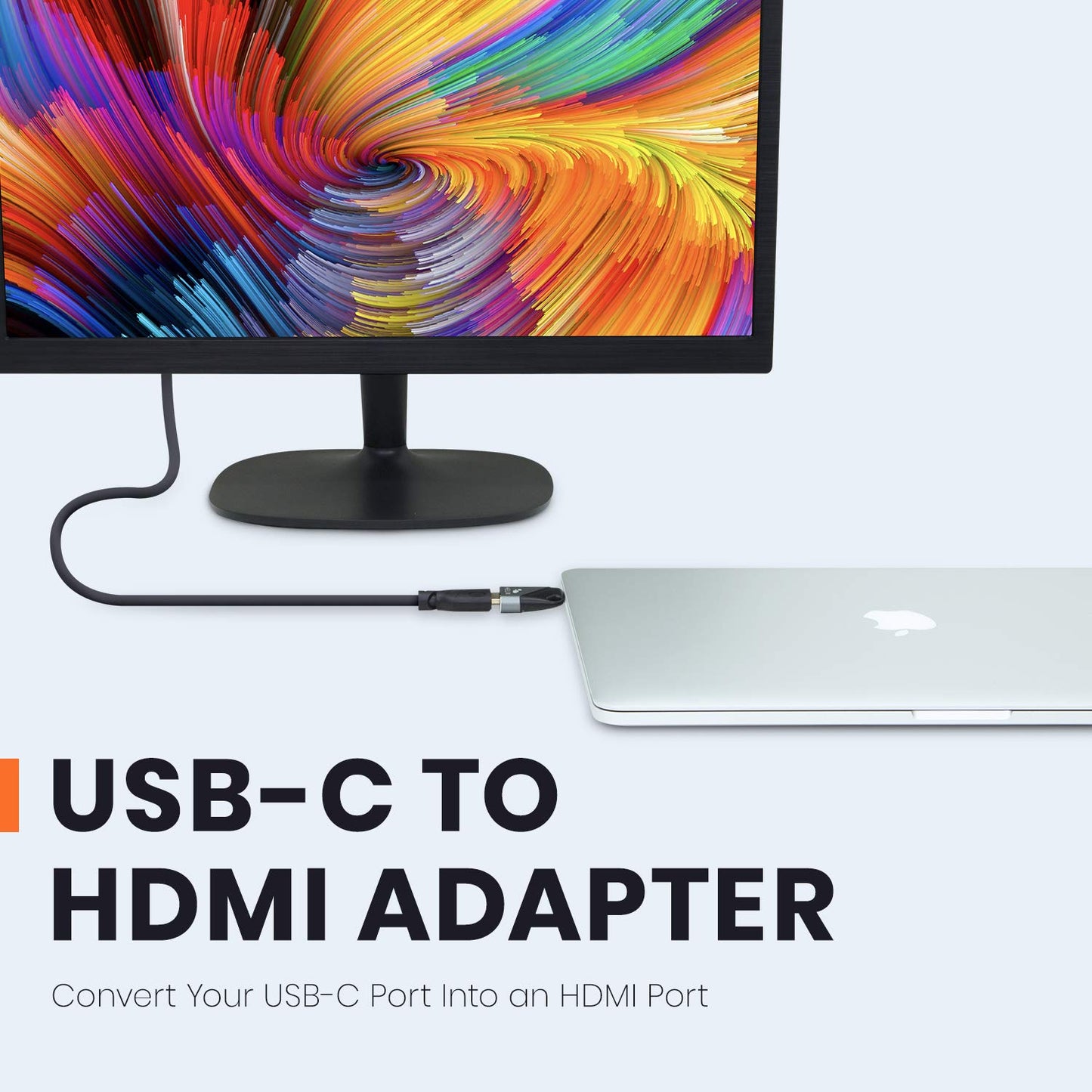 Helix USB Connect USB-C to HDMI Adapter, 4K Ultra-HD, HDMI Port