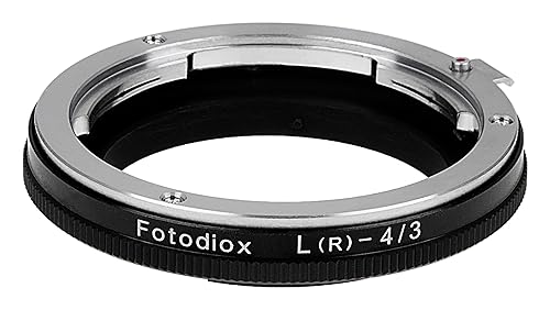 Fotodiox Lens Mount Adapter, Leica R Lens to Olympus 4/3 Mount Mirrorless Camera such as E-1, E-30 & Panasonic Lumix DMC-L 10
