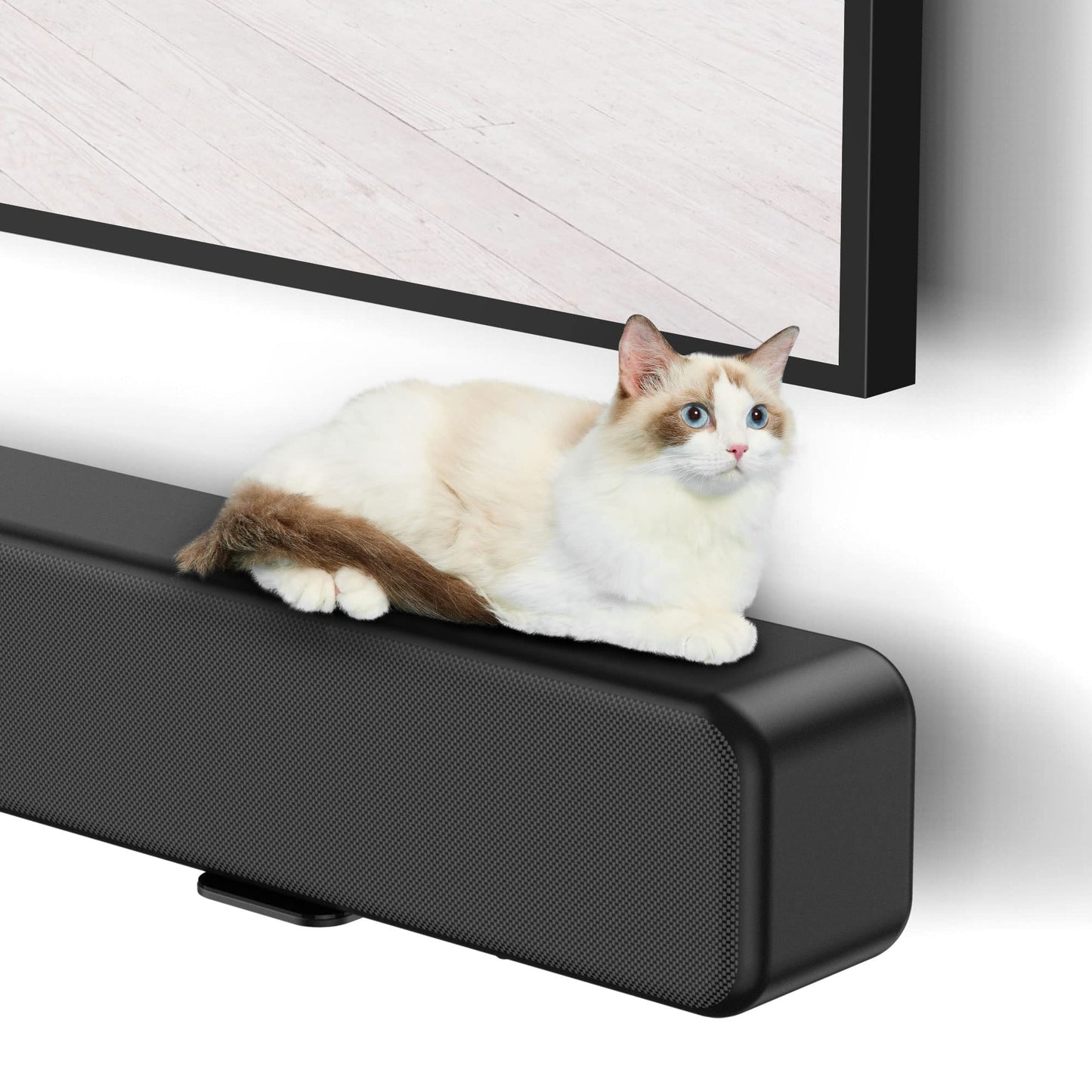 HomeMount Universal Soundbar Wall Mount - Adjustable Sound bar Mounts Mounting Shelf Stand Bracket for Fire TV/Samsung/TCL Channel Home