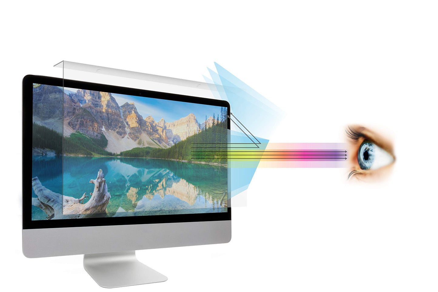 Anti Blue Light Screen filter compatible with 27 inch Apple iMac Only (Does NOT fit regular 27 inches Monitor), Blocks Excessive Harmful Blue Light