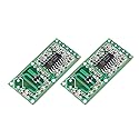 DEVMO 2PCS Microwave Doppler Radar Motion Detector Sensor RCWL-0516 Module Board Switch Compatible with Ar-duino Raspberry PI,Human Rat Cat Detector