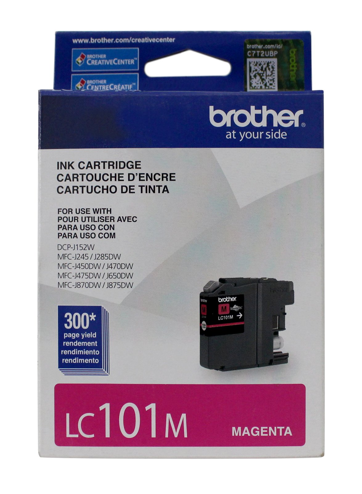 Brother Printer LC101MS Magenta Ink Cartridge