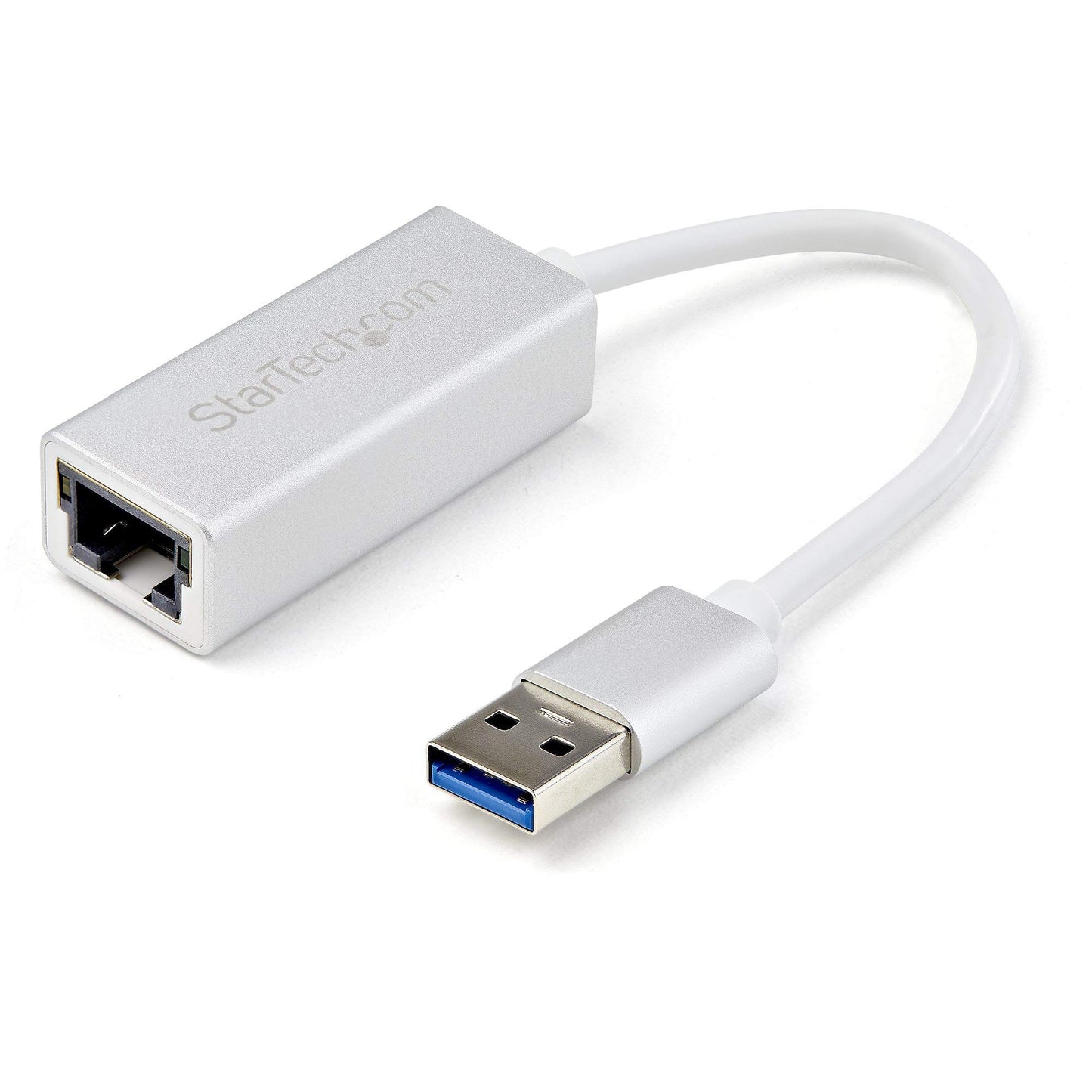 StarTech.com USB 3.0 to Gigabit Network Adapter - Silver - Sleek Aluminum Design for MacBook, Chromebook or Tablet - Native Driver Support