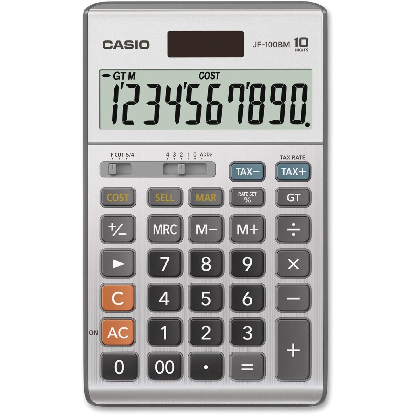 Casio Inc. JF-100BM Standard Function Calculator,Multicolor, 4 1/4 x 6 7/8