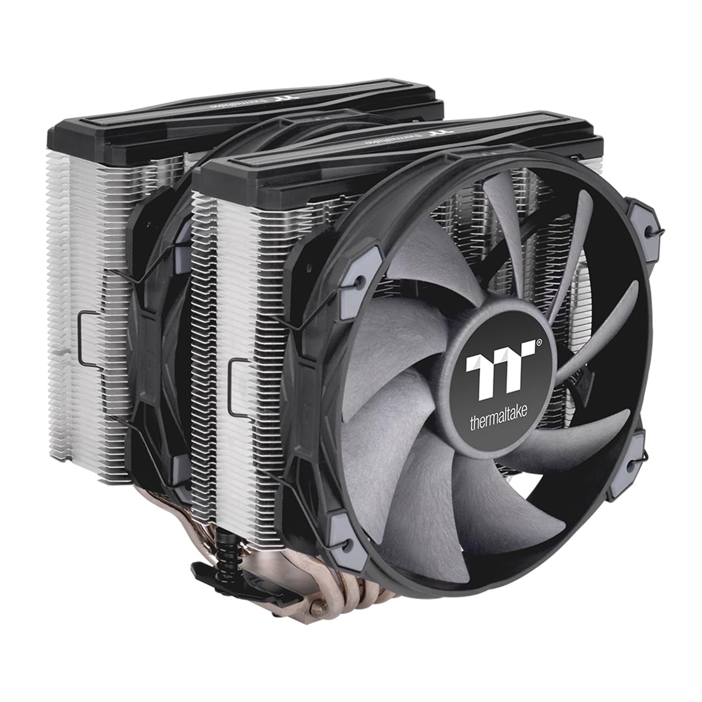 Thermaltake TOUGHAIR 710 250W TDP CPU Cooler, Intel LGA 1851/1700/1200, AMD AM5/AM4, Dual-Tower Dual Fan Design, Copper Base with 7 Heat Pipes