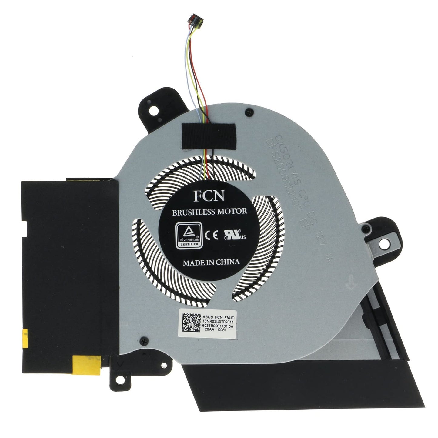 Replacement CPU&GPU Cooling Fan for ASUS ROG Zephyrus GX502G GX502GW GX502GV GU502LV GU502GW GU502DU GU502GV 12V 1A 13NR0240T02111 13NR0240T01211