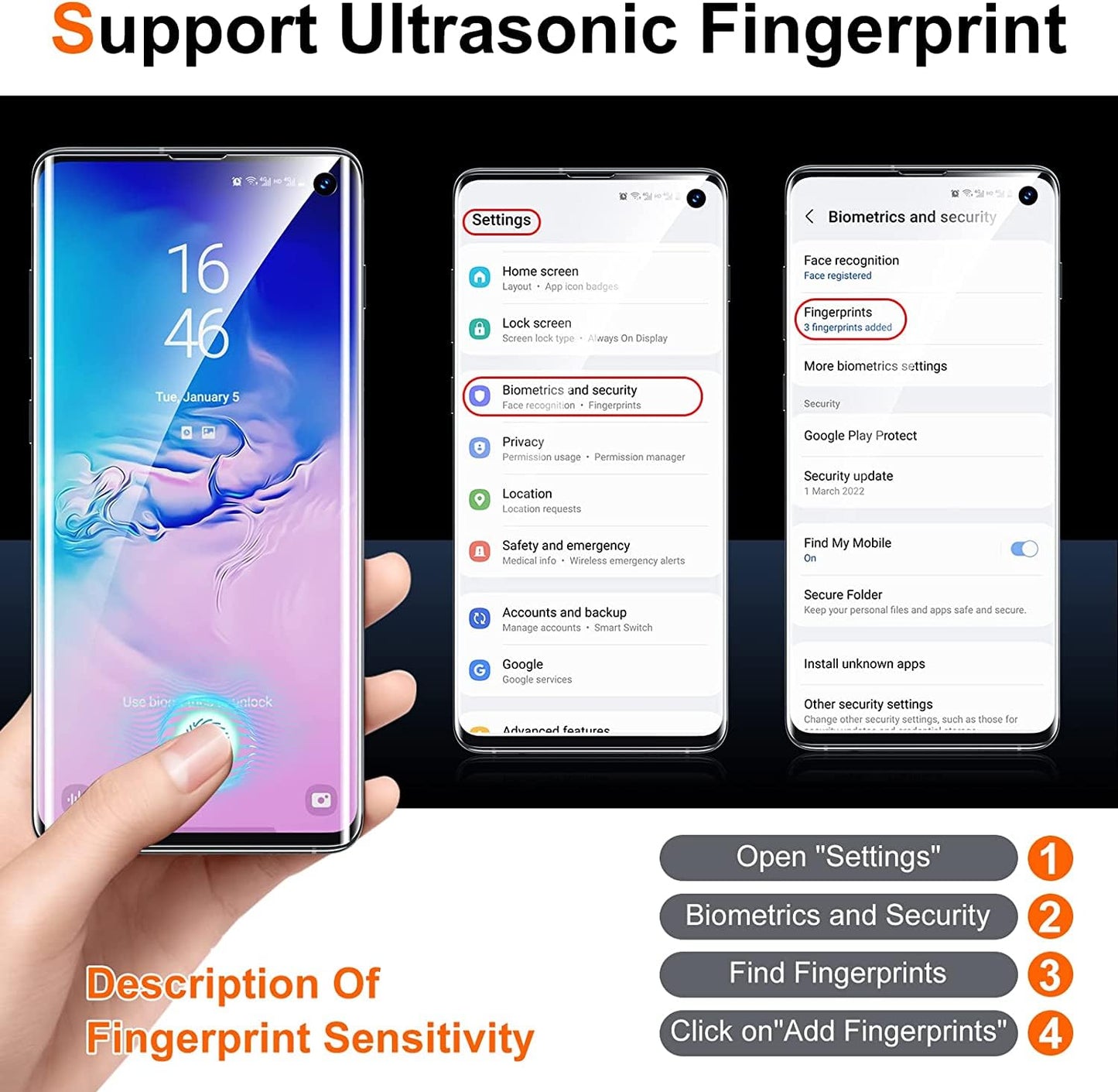 UniqueMe [3+2 Pack] Compatible with Samsung Galaxy S21 FE Screen Protector and Camera Lens Protector Tempered Glass [Easy Installation Tool][Bubble