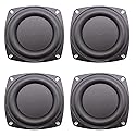 4Pcs 4 Inch Bass Passive Radiator Speaker Woofer Vibration Membrane Diaphragm Auxiliary Universal 4in for Passive Radiator Bluetooth Speaker