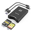 Cfexpress Type B and SD Card Reader, 10Gpbs CF Express Type B Adapter with USB C to USB A Cable, SD to CF Express Type B Adapter, Cf Express Type B