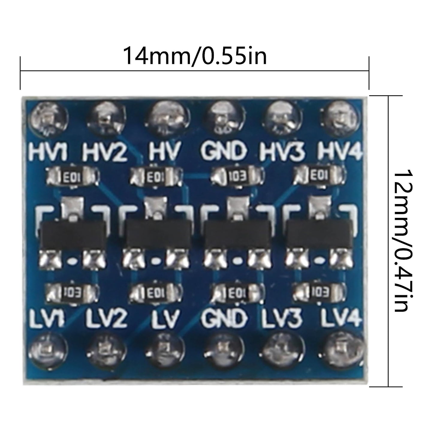 AITIAO 10pcs 4 Channels IIC I2C Logic Level Converter PRE-SOLDERED Bi-Directional Module 3.3V to 5V Shifter for Raspberry Pi and Other…