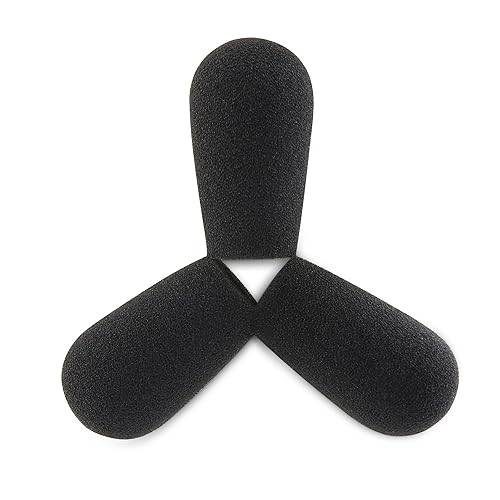 LEFXMOPHY Windscreen for Bose Proflight Series 2 Aviation Headset Mic Cover Spongue Pop filter 3-Pack Microphone Foam