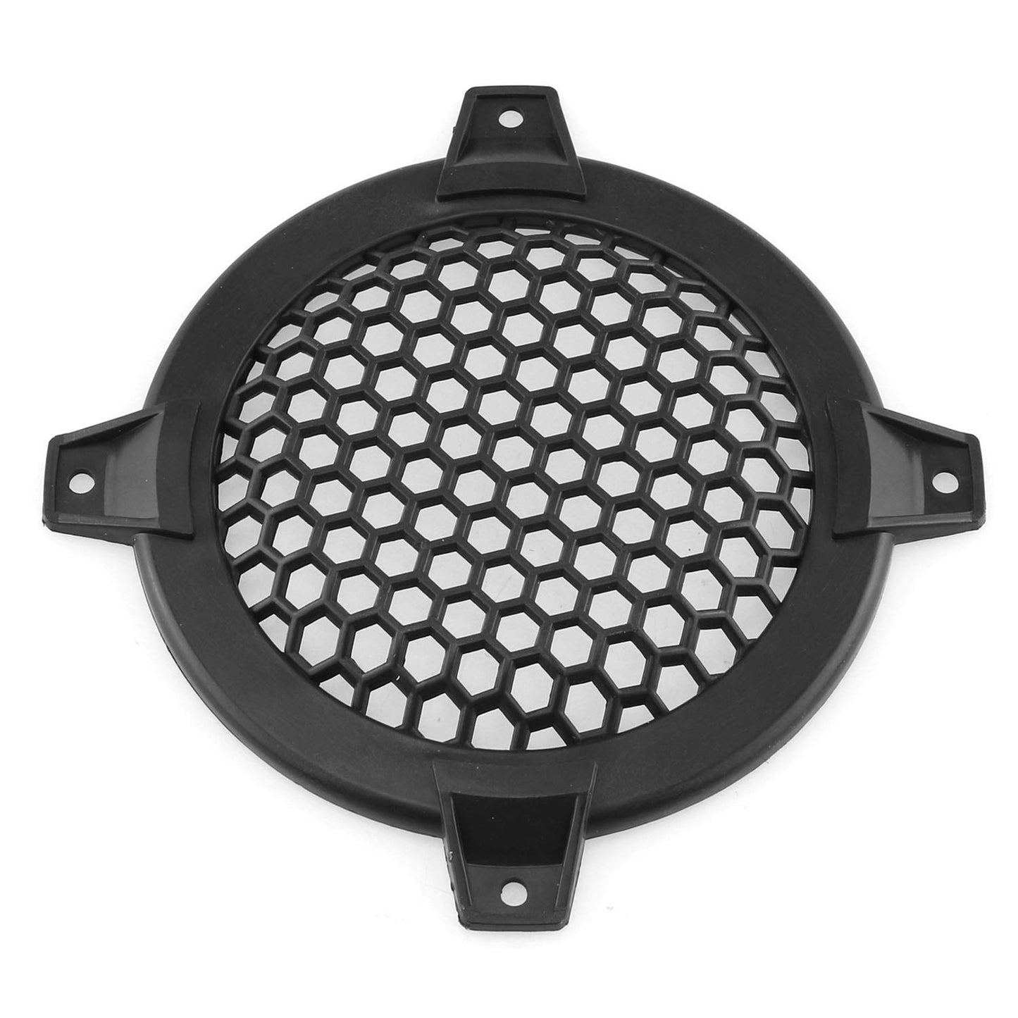 DGZZI 4Inch Grill Cover 2PCS 4inch Black Round ABS Plastic Mesh Grilles Car Audio Speaker Covers Woofer Subwoofer Grill