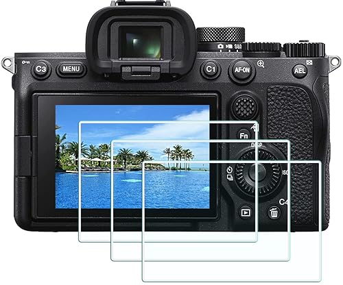 HUIPUXIANG Screen Protector for Sony Alpha 7 IV A7 IV A7IV A74 A7M4 Camera(for accessories), 0.3mm High Definition 9H Hardness Optical LCD Premium