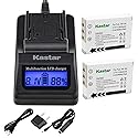Kastar Fast Charger + Battery (2-Pack) for Fujifilm NP-95 & Finepix F30, Finepix F31FD, Finepix Real 3D W1, Finepix X30, Finepix X100, Finepix X100T