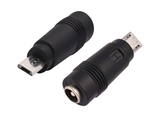 AAOTOKK Micro DC Power Adapter DC5.5x2.1mm to Micro USB 5V DC Power Supply Charging Cables Connector for Cellphone, Tablet,MP3 and Micro USB
