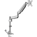 Lorell, LLR99802, Pole Single-Monitor Arm, 1 Each, Gray