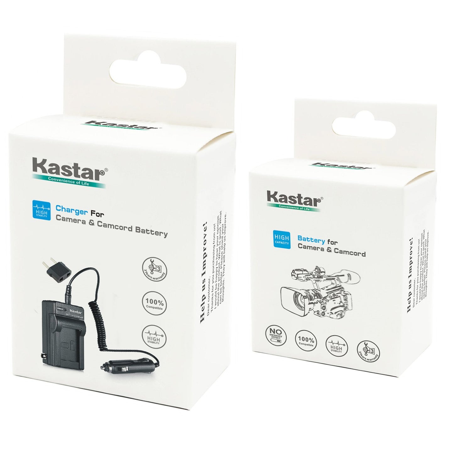 [Fully Decoded] Kastar BN-VG121 Battery (1-Pack) and Charger Kit for JVC Everio GZ-E Series, GZ-EX Series, GZ-HD Series, GZ-HM3 Series and GZ-MG750