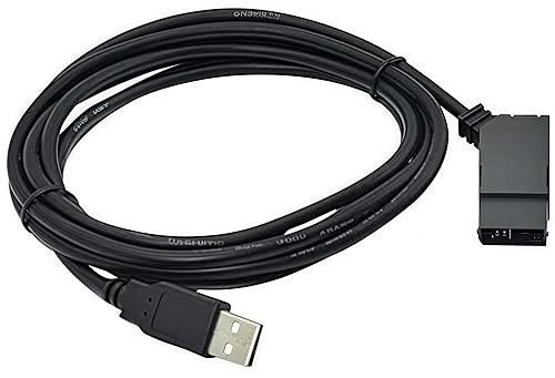 Washinglee USB PLC Programming Cable for Siemens Logo! Series, Isolated Interface, for 6ED1057-1AA01-0BA0 Replacement. 8 FT