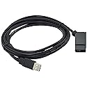 Washinglee USB PLC Programming Cable for Siemens Logo! Series, Isolated Interface, for 6ED1057-1AA01-0BA0 Replacement. 8 FT