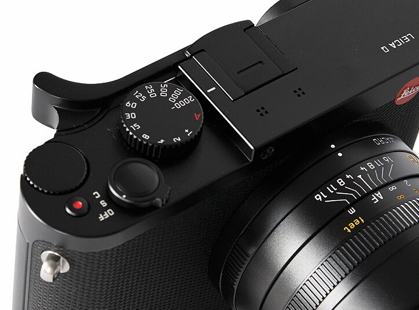 YEWOOP LQ/P-G Thumb Stand Metal Thumbs Up Grip Compatible with Leica Q-P Q(Typ116) Better Balance & Grip Convenience, Camera Black Hand Grip (Black