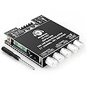 ZK-TB21 Power Amplifier Board Bluetooth5.1 TPA3116 Chip with Subwoofer 2.1 Channel 50W×2+100W, DC 12-24V Bluetooth and AUX Inputs