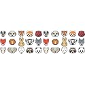 StickerTalk Animal Camera Dots Webcam Covers, 1 Sheet of 30 Stickers, 0.35 inches Tall Each