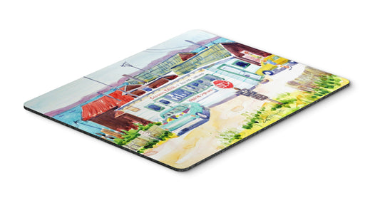 Caroline's Treasures 6054MP Seafood Shack for Fresh Shrimp Mouse Pad, Hot Pad or Trivet for Home Office Gaming Working Computers Laptop Mouse