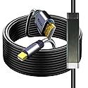 YOTETION 50FT Long Mini DisplayPort to HDMI Cable, 4K60Hz, Black, 1 Count, Male-to-Male, Compatible with MacBook Pro/Air, iMac, Microsoft Surface