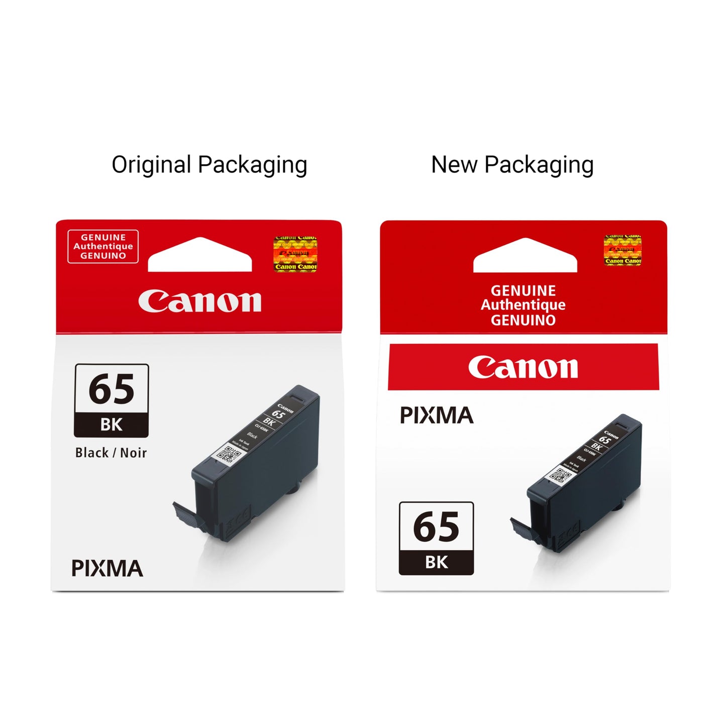 Canon CLI-65 Genuine Black Ink Tanks, Compatible with PIXMA PRO-200, and PIXMA PRO-200S Printers