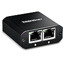 TRENDnet 2-Port Gigabit Splitter with USB Type C Power, TEG-102S, Splits One Network Connection Into Two, Ethernet Splitter, USB Type C Power Cable