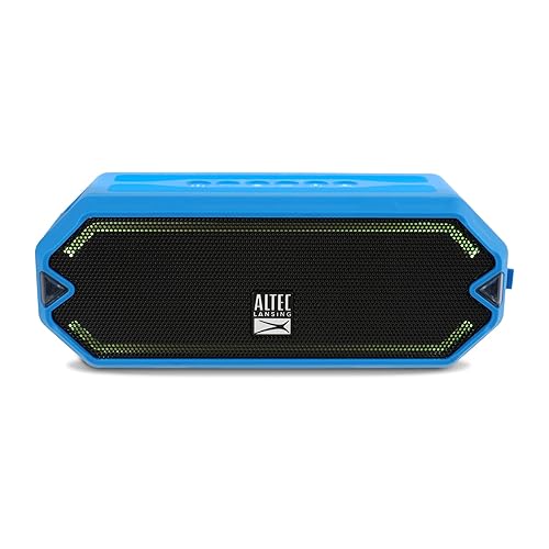 Altec Lansing - HydraJolt Wireless Bluetooth Speaker, Waterproof Portable Speakers with Built in Phone Charger and Lights, Everything Proof Outdoor