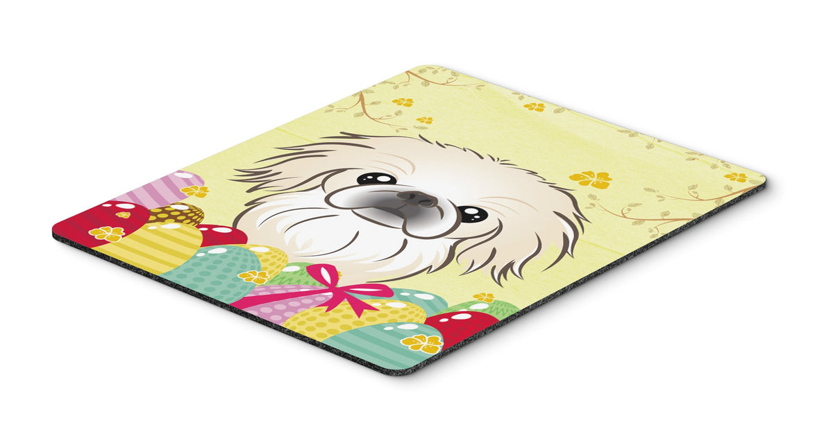 Caroline's Treasures BB1903MP Pekingese Easter Egg Hunt Mouse Pad, Hot Pad or Trivet for Home Office Gaming Working Computers Laptop Mouse