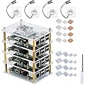 GeeekPi Cluster Case with Cooling Fan and Heatsinks for Raspberry Pi 4B/3B+/3B/2B