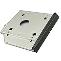 Nimitz 2nd HDD SSD Hard Drive Caddy Adapter for Hp Elitebook 2570p 2560P with Bracket and Bezel