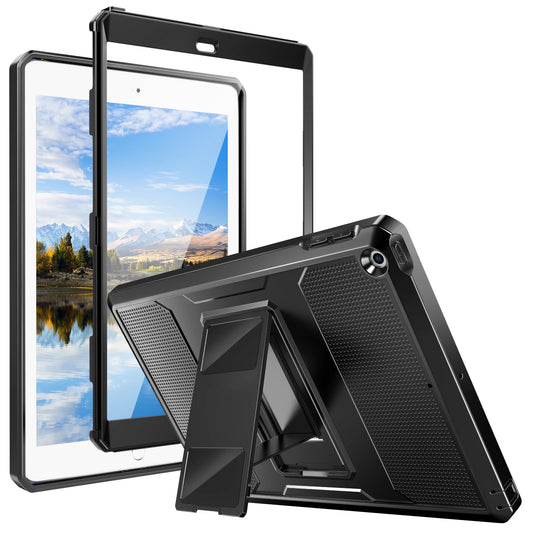 MoKo Shockproof Case Fit 2018/2017 iPad 9.7 6th/5th Generation, Black