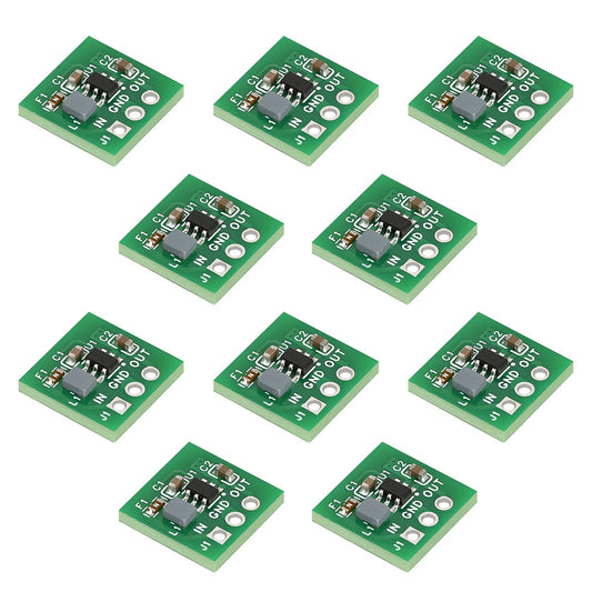 QEBIDUM 10Pack DC-DC Step Up Converter Board Module, 0.9 V 1.5V 1.8V 2.5V 3V 3.3V 3.7V 4.2V to 5V Synchronous Switching Regulator DIY Non-Isolated…