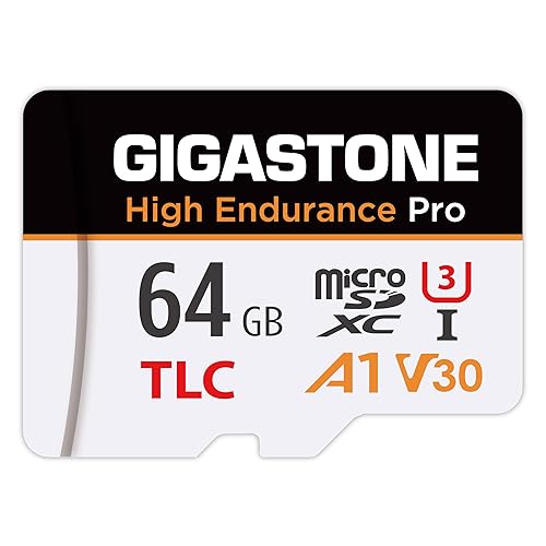 ?5 Yrs Free Data Recovery??Dash Cam? GIGASTONE 64GB Micro SD Card, TLC High Endurance Pro, Speed Up to 95MB/s, Compatible with REDTIGER Rove VIOFO