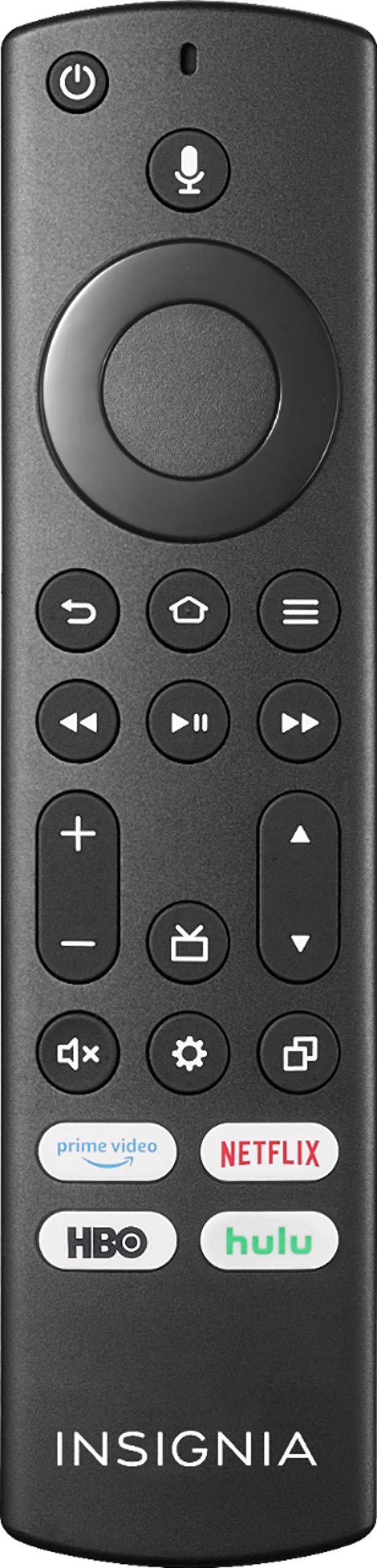 Insignia OEM Remote Control PrimeVideo/Netflix/HBO/Hulu - Black (NS-RCFNA-21) (Renewed)