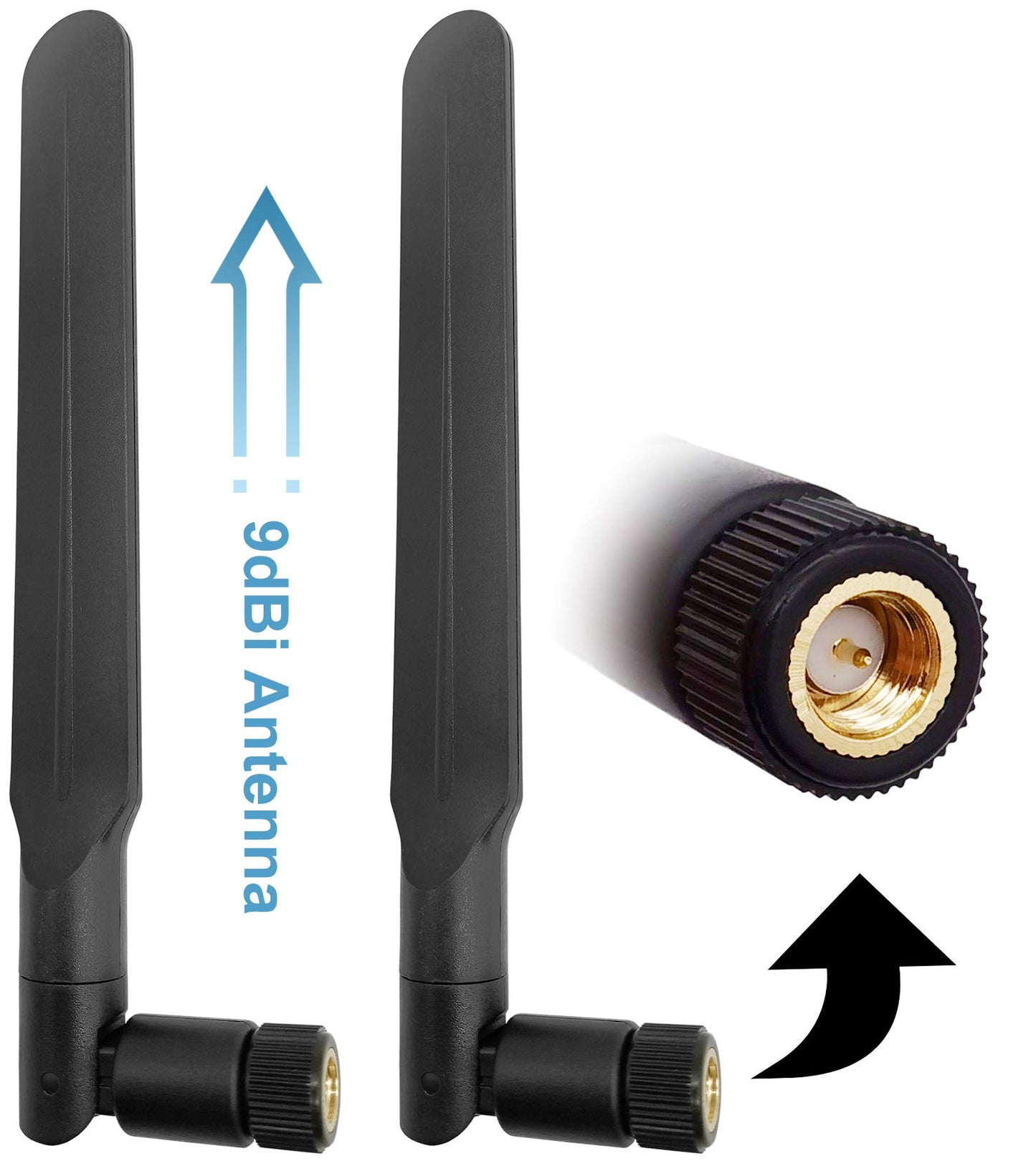 4G LTE Antenna 9dbi 698-2700MHZ 3G 4G LTE Universal Wide Band Omni Directional Paddle Antennas with SMA Male