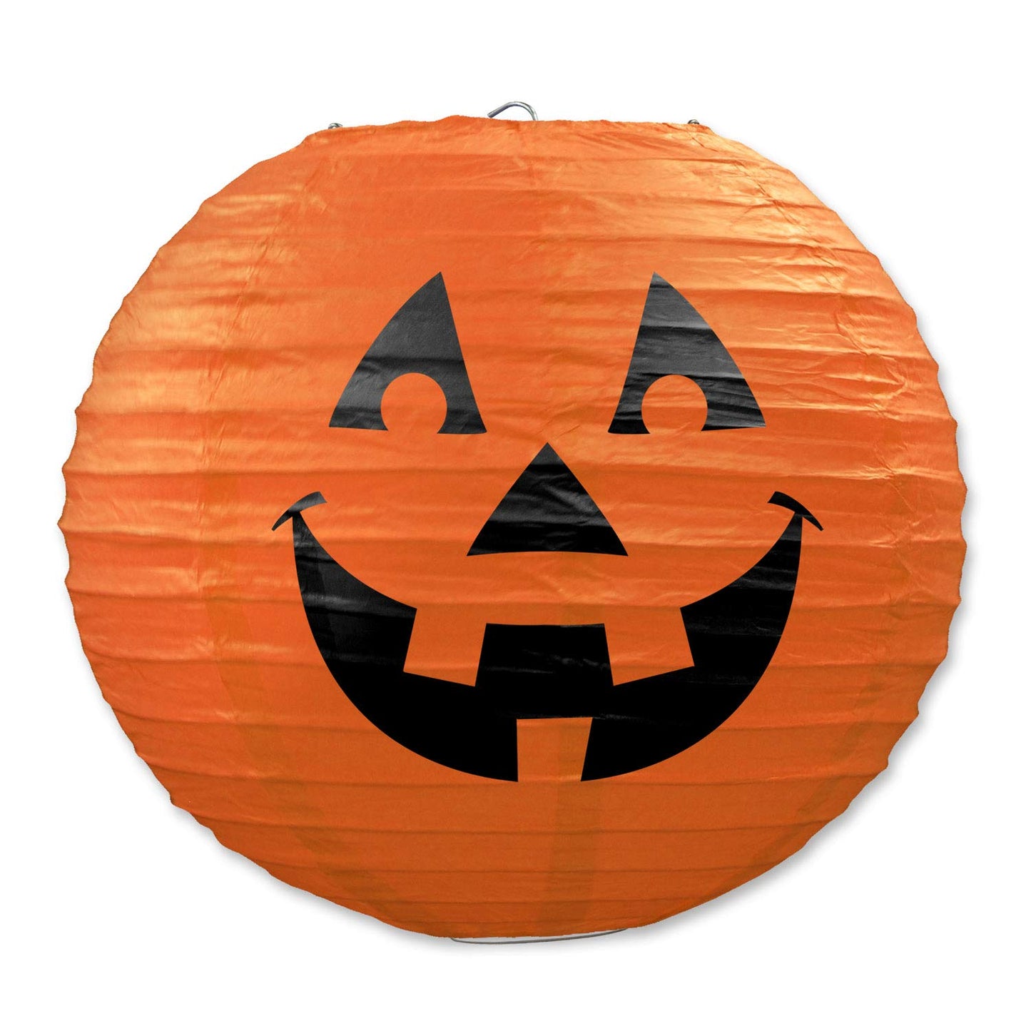 Beistle 3-Pack Jack-O-Lantern Paper Lanterns, 9-1/2-Inch,