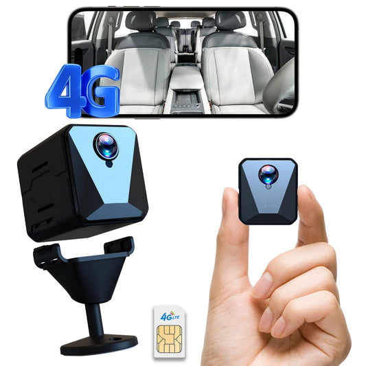 Funstorm No WiFi Security Camera-2k Cellular Security Camera-Car Security Camera with Sim Card, Wireless,Compact,Live View,Motion Detection,Clear