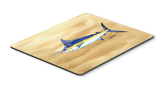 Caroline's Treasures 8754MP Swordfish on Sandy Beach Mouse Pad, Hot Pad or Trivet for Home Office Gaming Working Computers Laptop Mouse Mat,Washable
