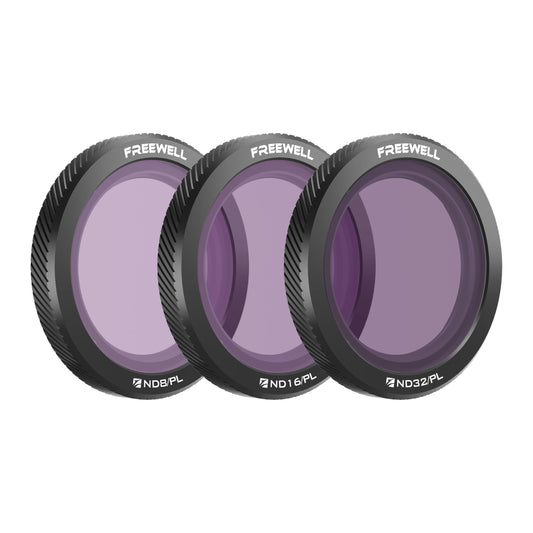 Freewell Magnetic Filters for DJI Neo Bright Day 3-Pack ND8/PL, ND16/PL, ND32/PL- Glare Reduction and Light Control (NOT Compatible with Neo 2)